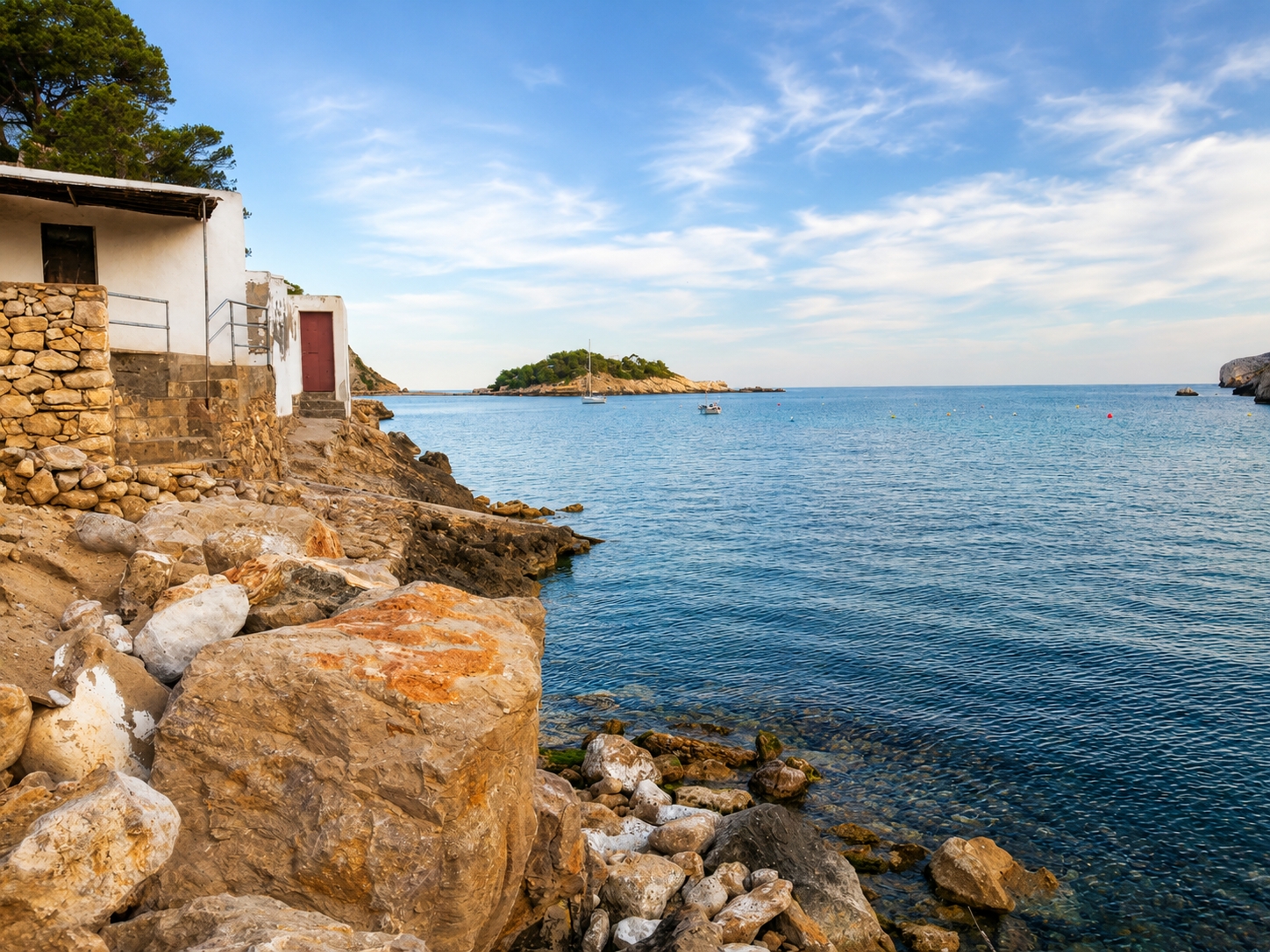 Port de Sant Miquel in the north of Ibiza